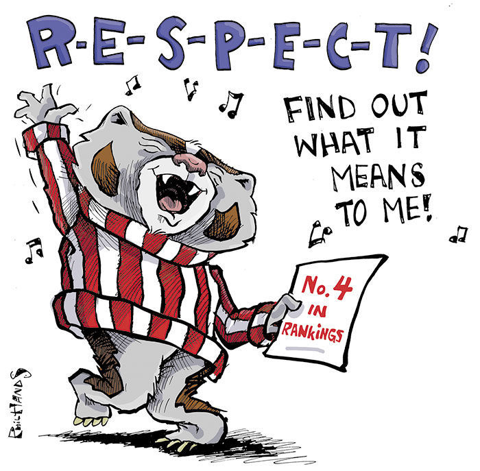 The Badgers get a little respect (just a little bit)